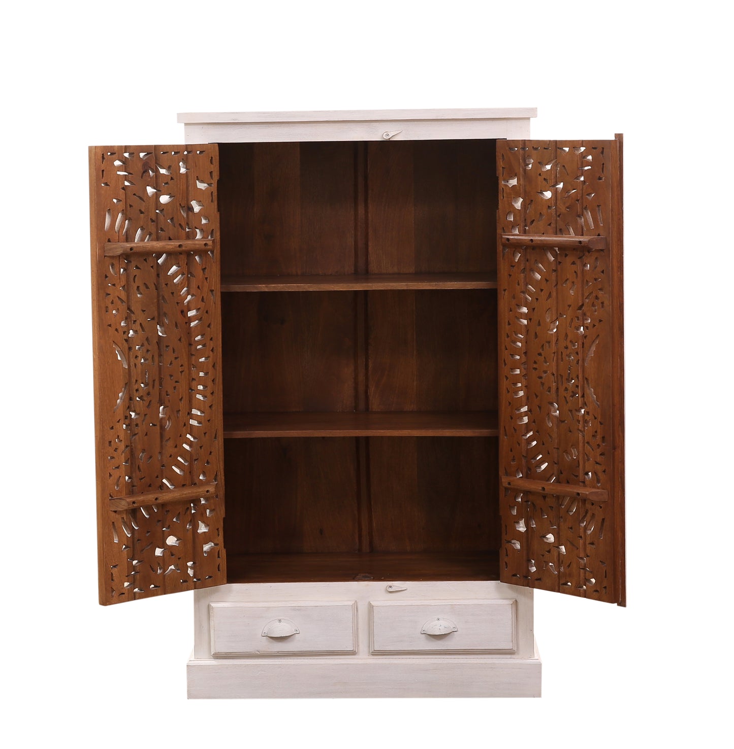 Wooden 2 door 2 Drawer Almirah