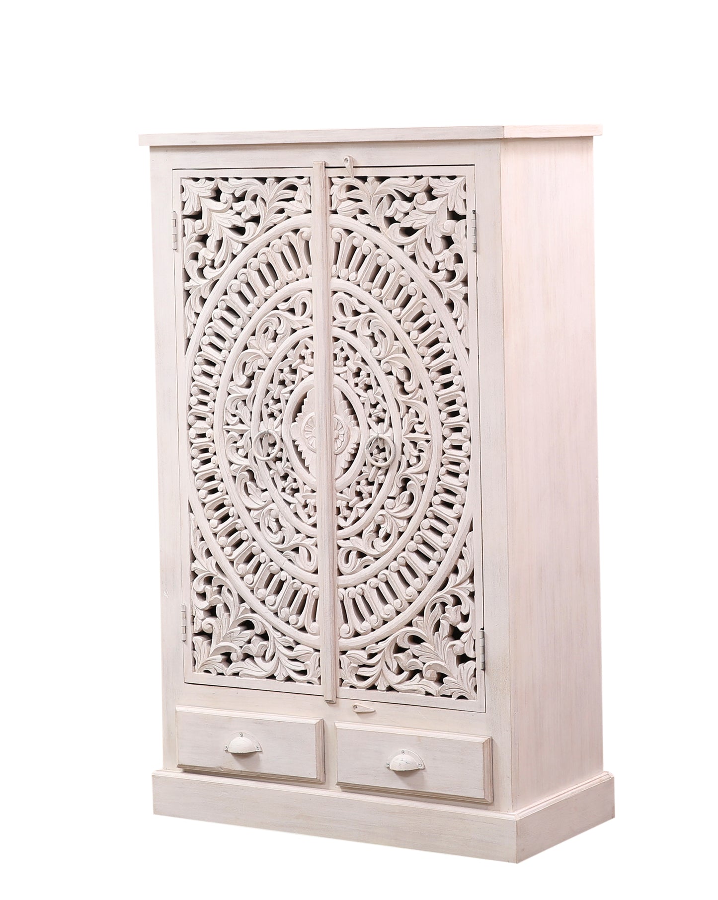Wooden 2 door 2 Drawer Almirah