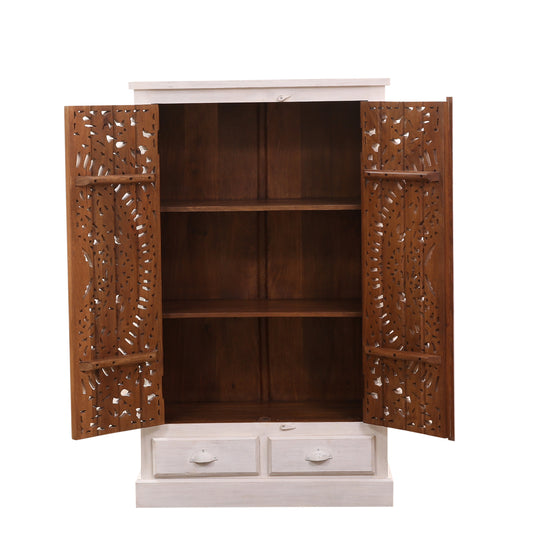 Wooden 2 door 2 Drawer Almirah
