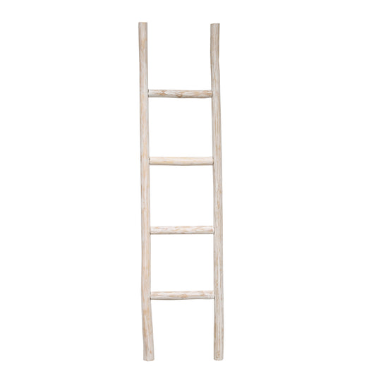 Wooden Ladder for bathroom towel robe.